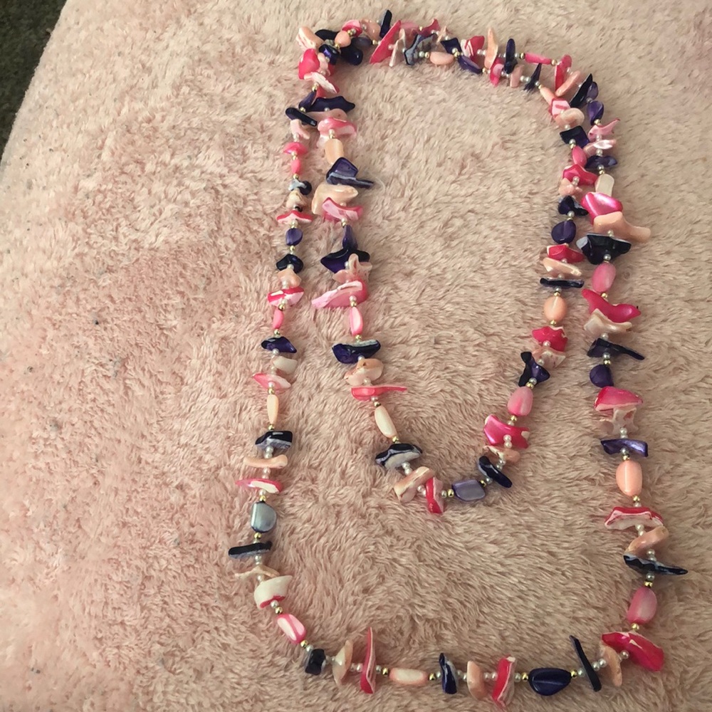 Super Cute Multi Colored Necklace - image 1